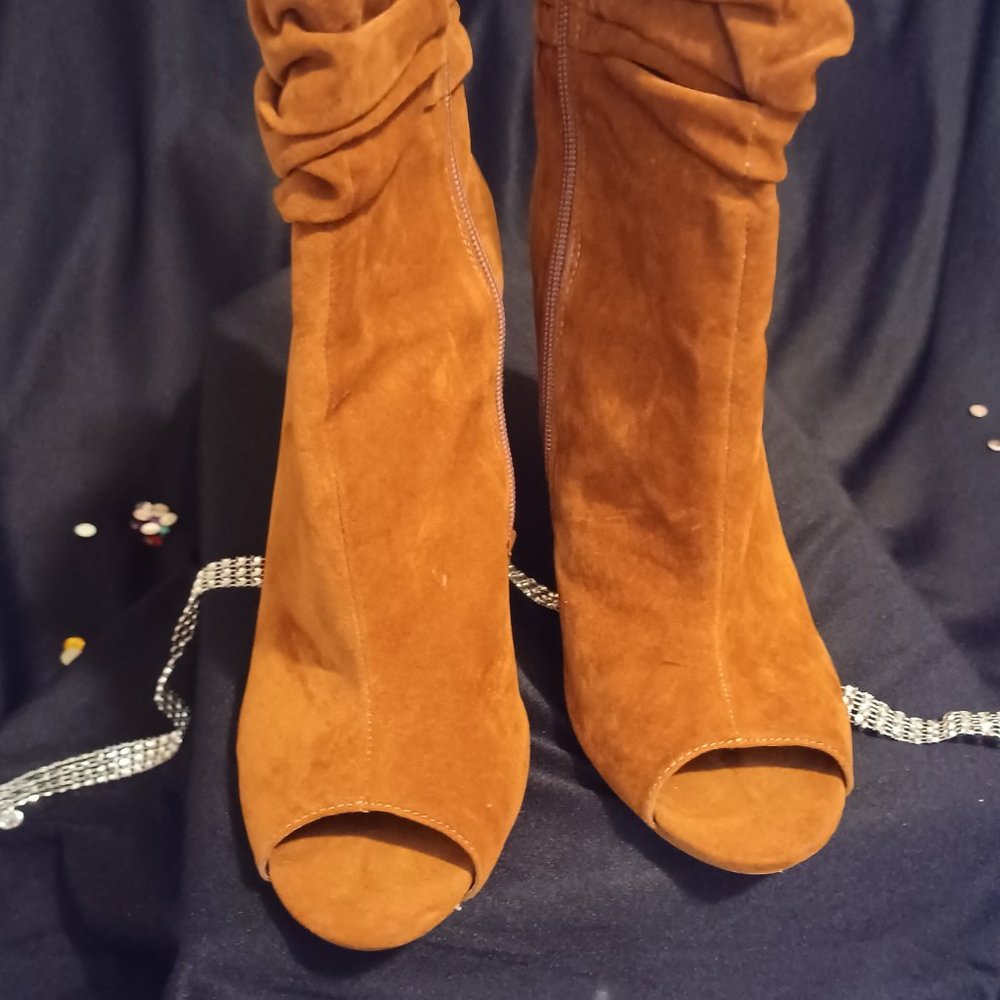 Open Toe Booties - Picture 7 of 7